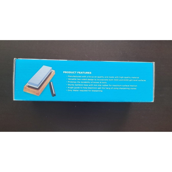 NEW Premium Whetstone Knife Sharpening Stone 2-Side Grit (1000/6000) Waterstone - Picture 12 of 12